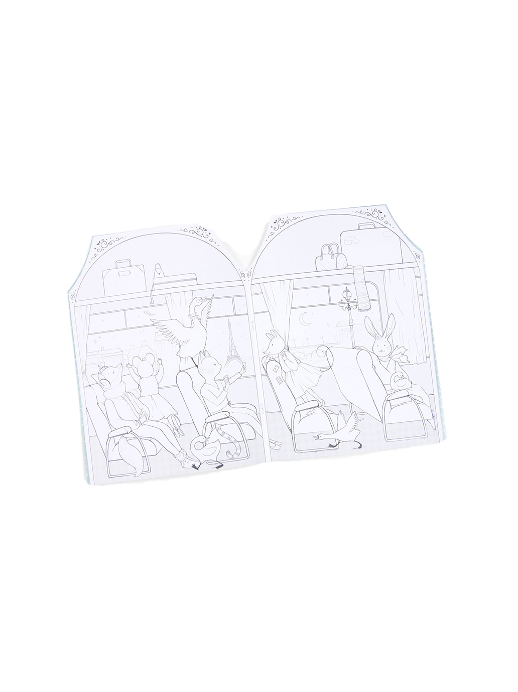 Kolorowanka z naklejkami Moulin Roty BÉBÉ Concept