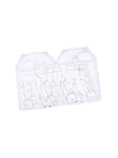 Kolorowanka z naklejkami Moulin Roty BÉBÉ Concept