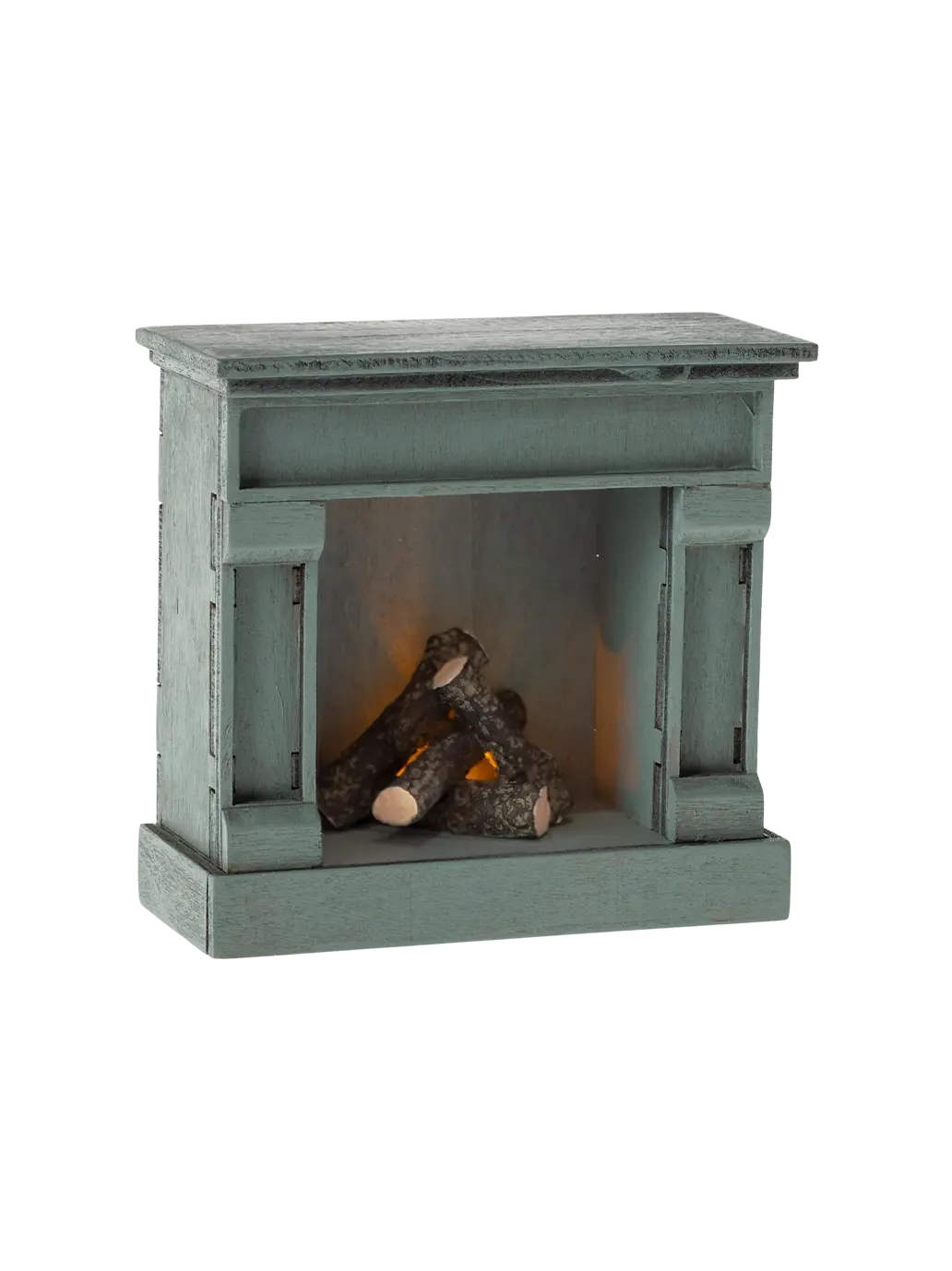 Miniaturowy, drewniany kominek Maileg BEBE Concept 
