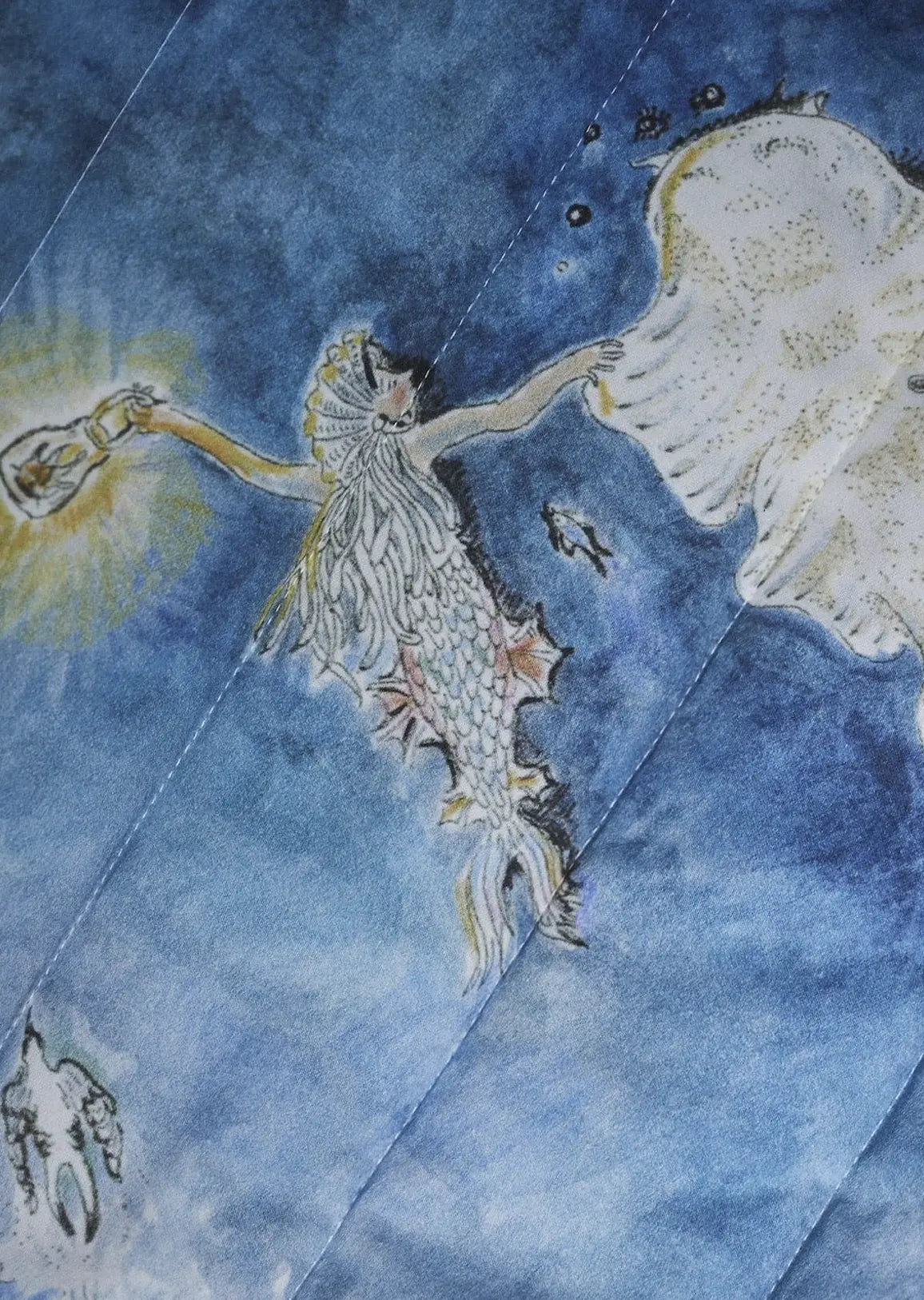 Dwustronna pikowana narzuta z bawełny Forivor BÉBÉ Concept 