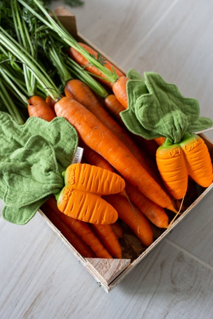 Gryzak z przytulanką Mini Doudou CARROT