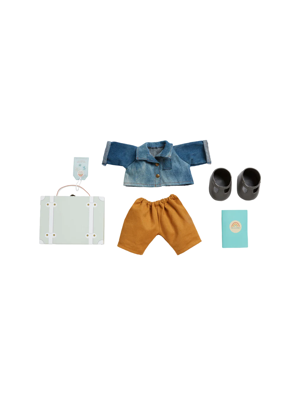 Mini walizka z ubrankami dla lalki Olli Ella BÉBÉ Concept