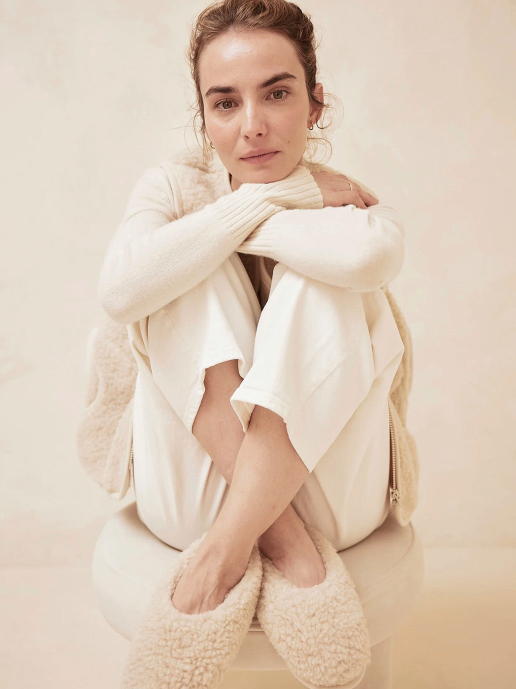 Wełniane kapcie dla dorosłych