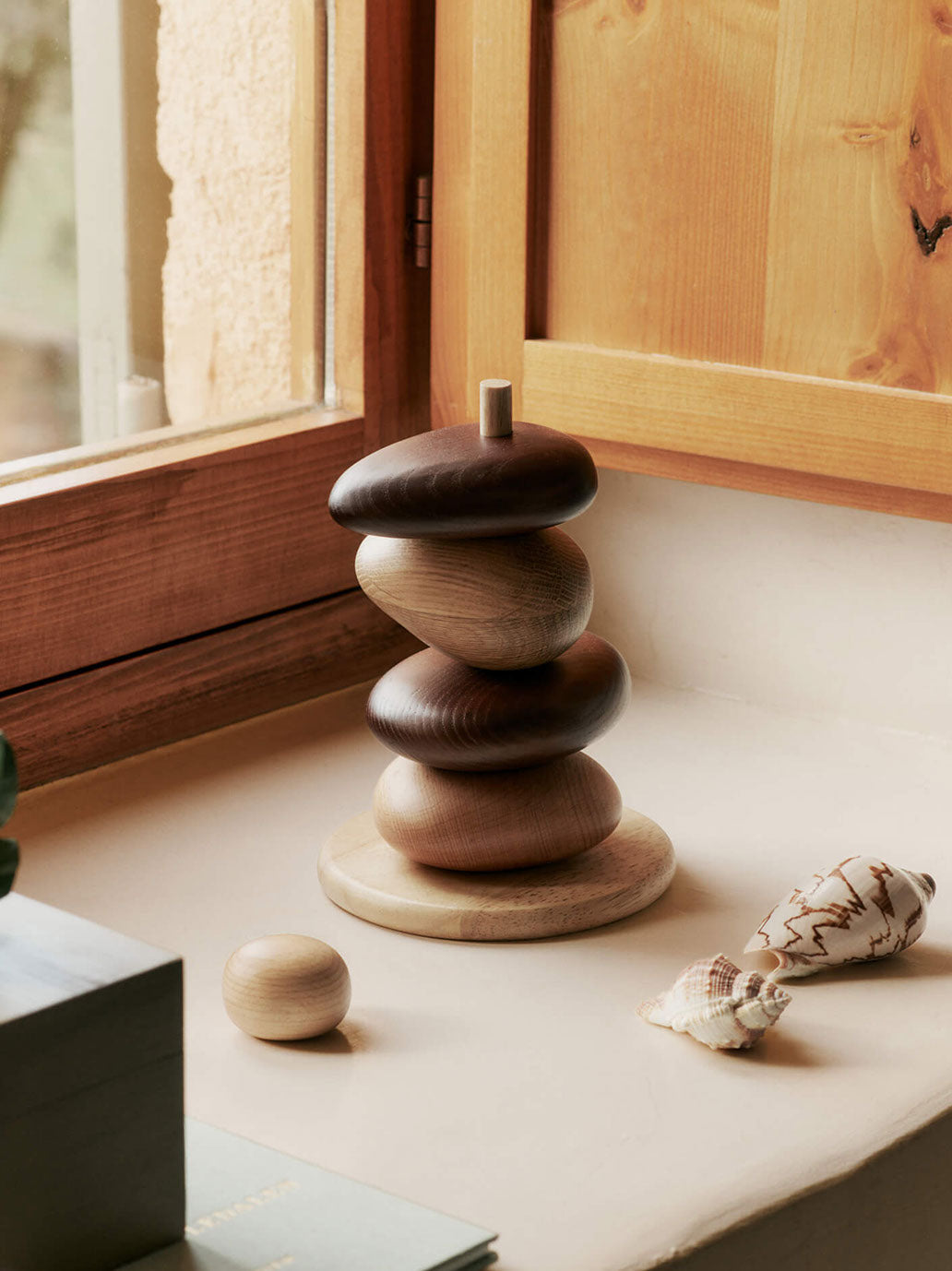 Drewniana układanka Pebble Ferm Living BÉBÉ Concept 