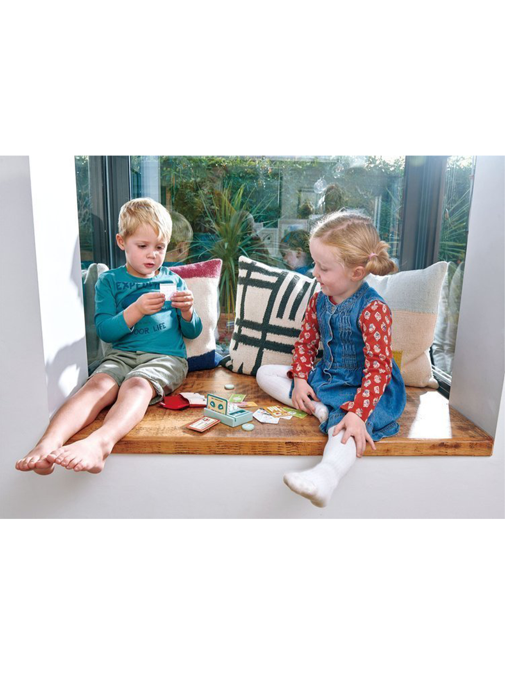 Drewniany terminal płatniczy z akcesoriami Tender Leaf Toys BÉBÉ Concept