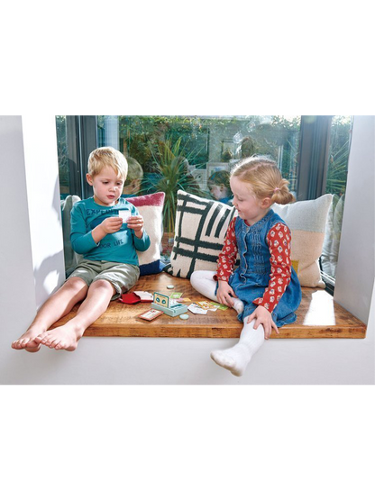 Drewniany terminal płatniczy z akcesoriami Tender Leaf Toys BÉBÉ Concept