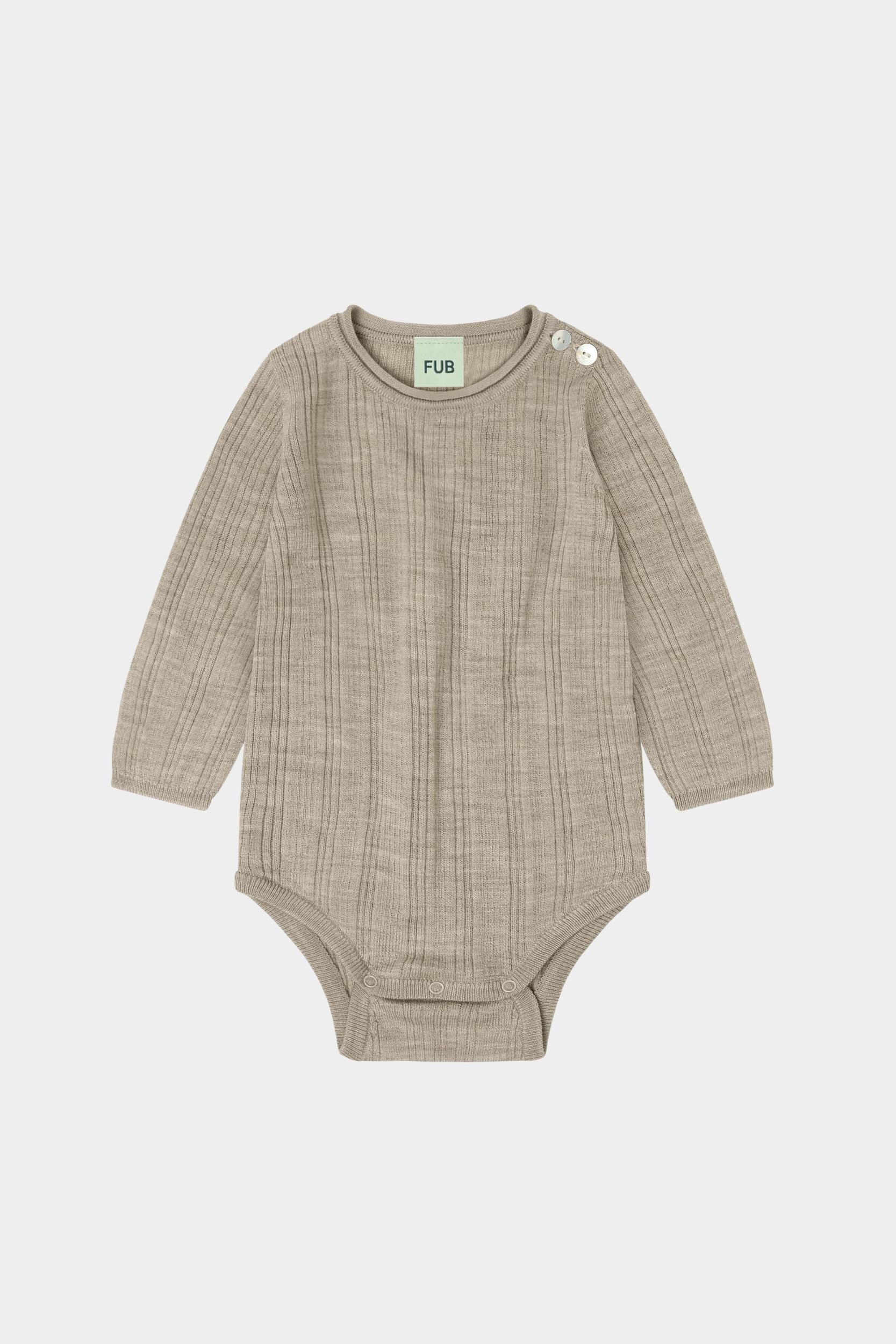Baby Rib Merino Body FUB BÉBÉ Concept 