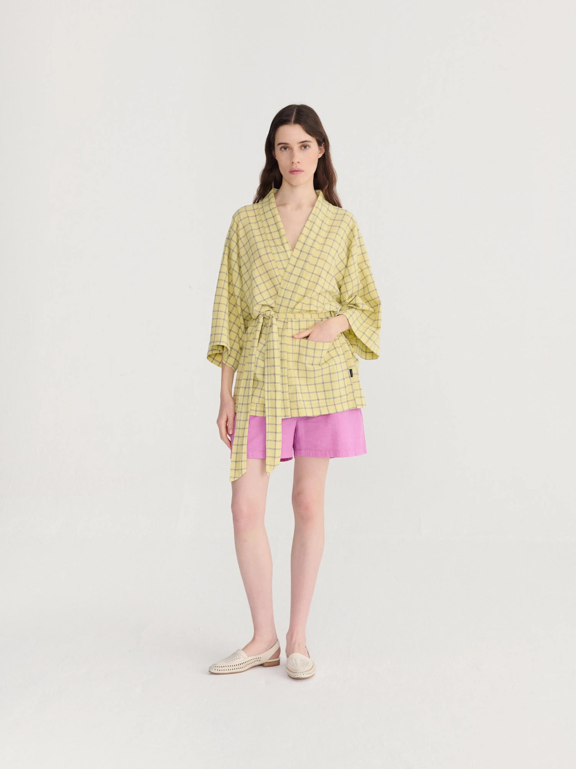 Spicy window bambula crep short kimono Bobo Choses BEBE Concept 