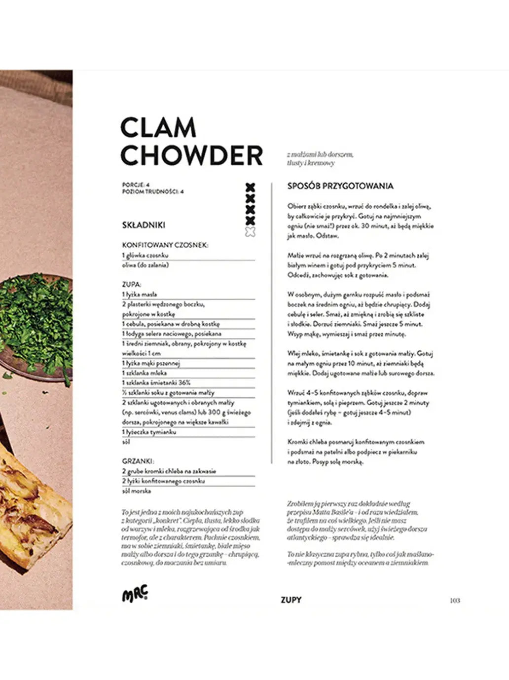 Mariusz Mac: Album Kulinarny 1991 Mariusz Mac BÉBÉ Concept 