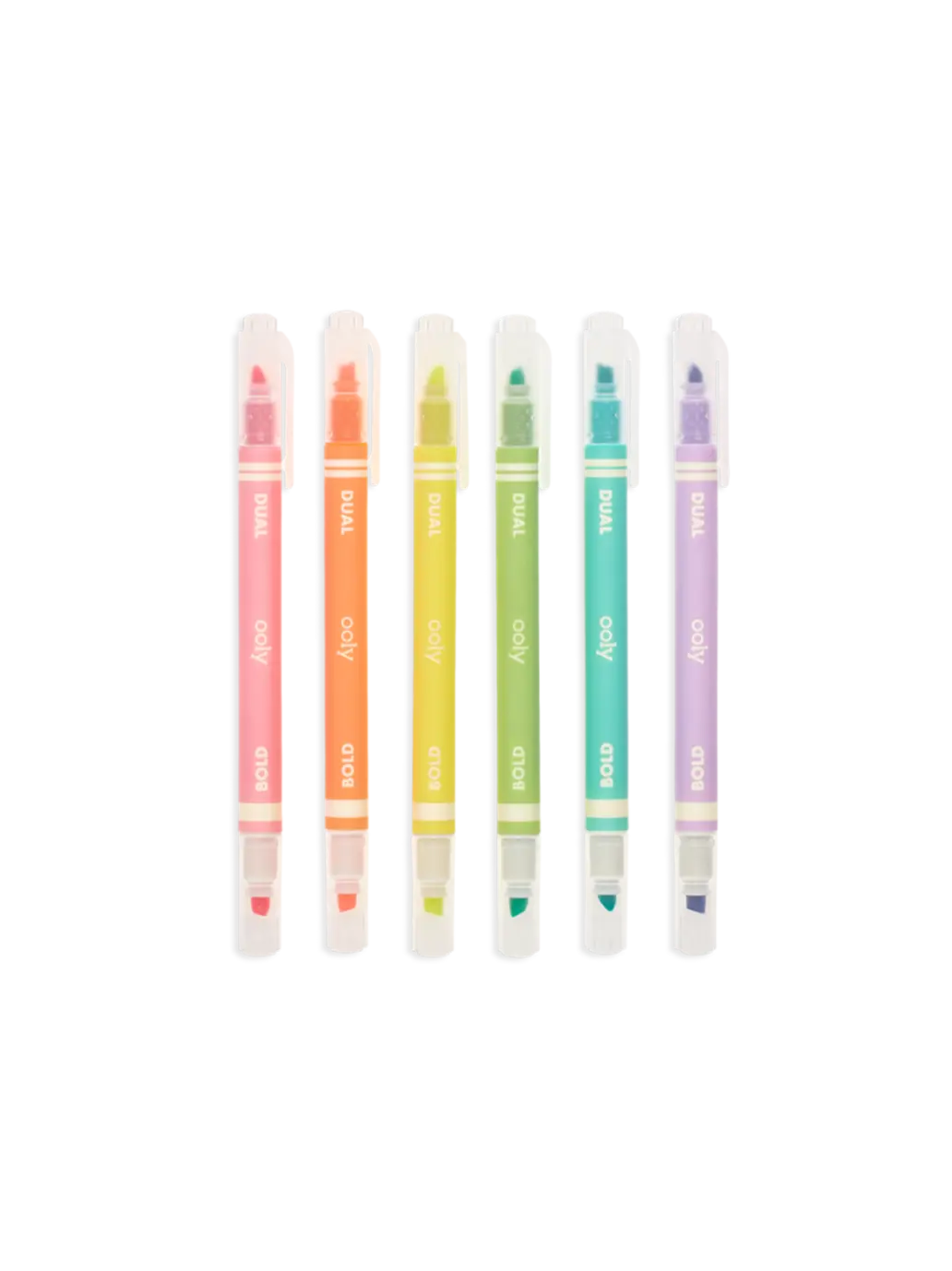 zakreślacze neonowe z dwiema końcówkami Dual Liner Ooly BÉBÉ Concept