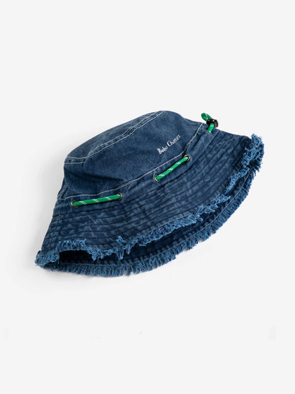 Navy blue adjustable fisherman hat Bobo Choses BEBE Concept 