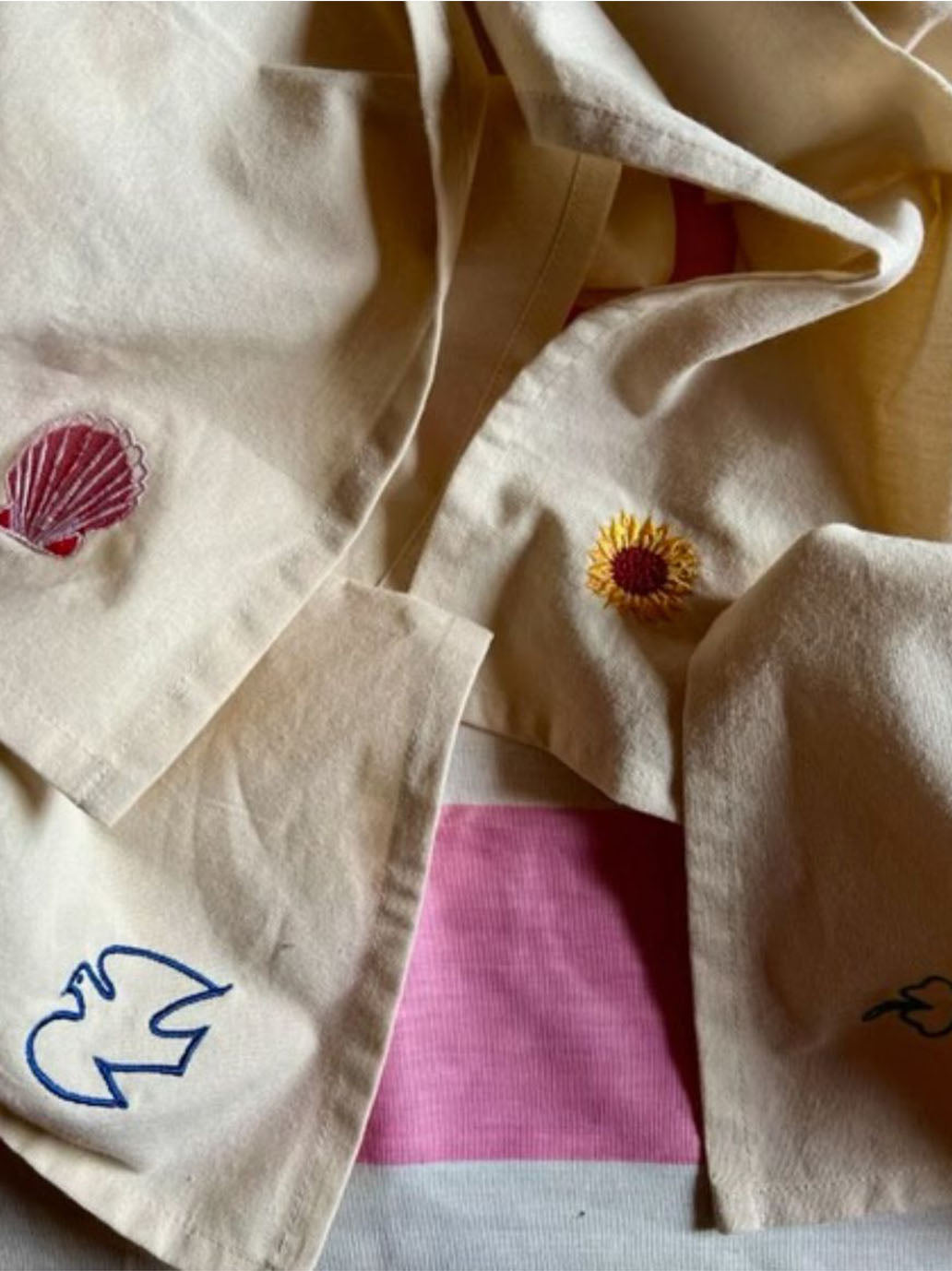 Zestaw bawełnianych serwetek Napkin Set Midnatt BÉBÉ Concept