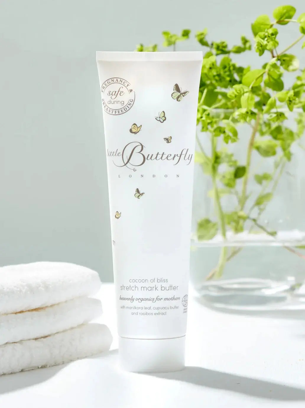 Masło przeciwko rozstępom dla kobiet w ciąży i połogu Little Butterfly London BEBE Concept 