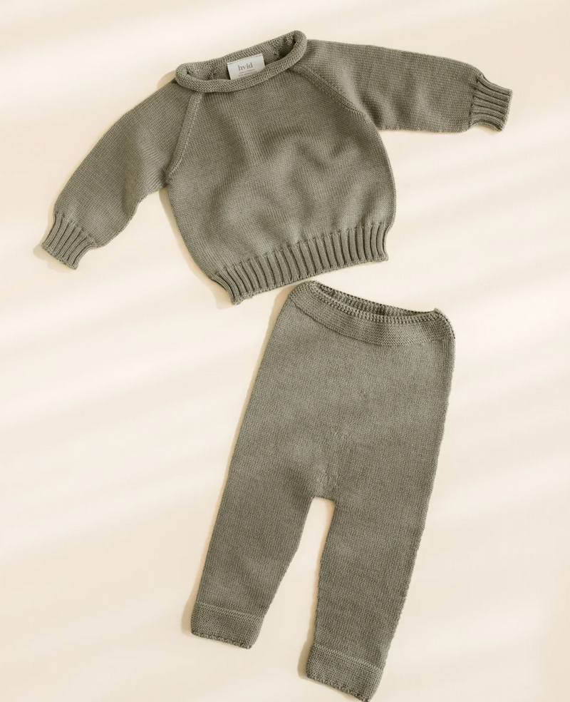 Bezszwowy sweterek z wełny merino Georgette Hvid BÉBÉ Concept