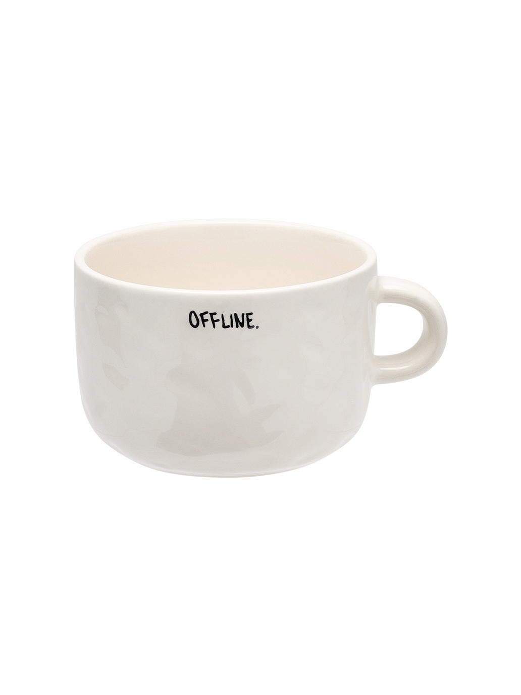 Ceramiczny kubek do cappuccino Offline Anna + Nina BÉBÉ Concept 