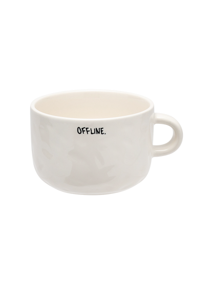 Ceramiczny kubek do cappuccino Offline Anna + Nina BÉBÉ Concept 