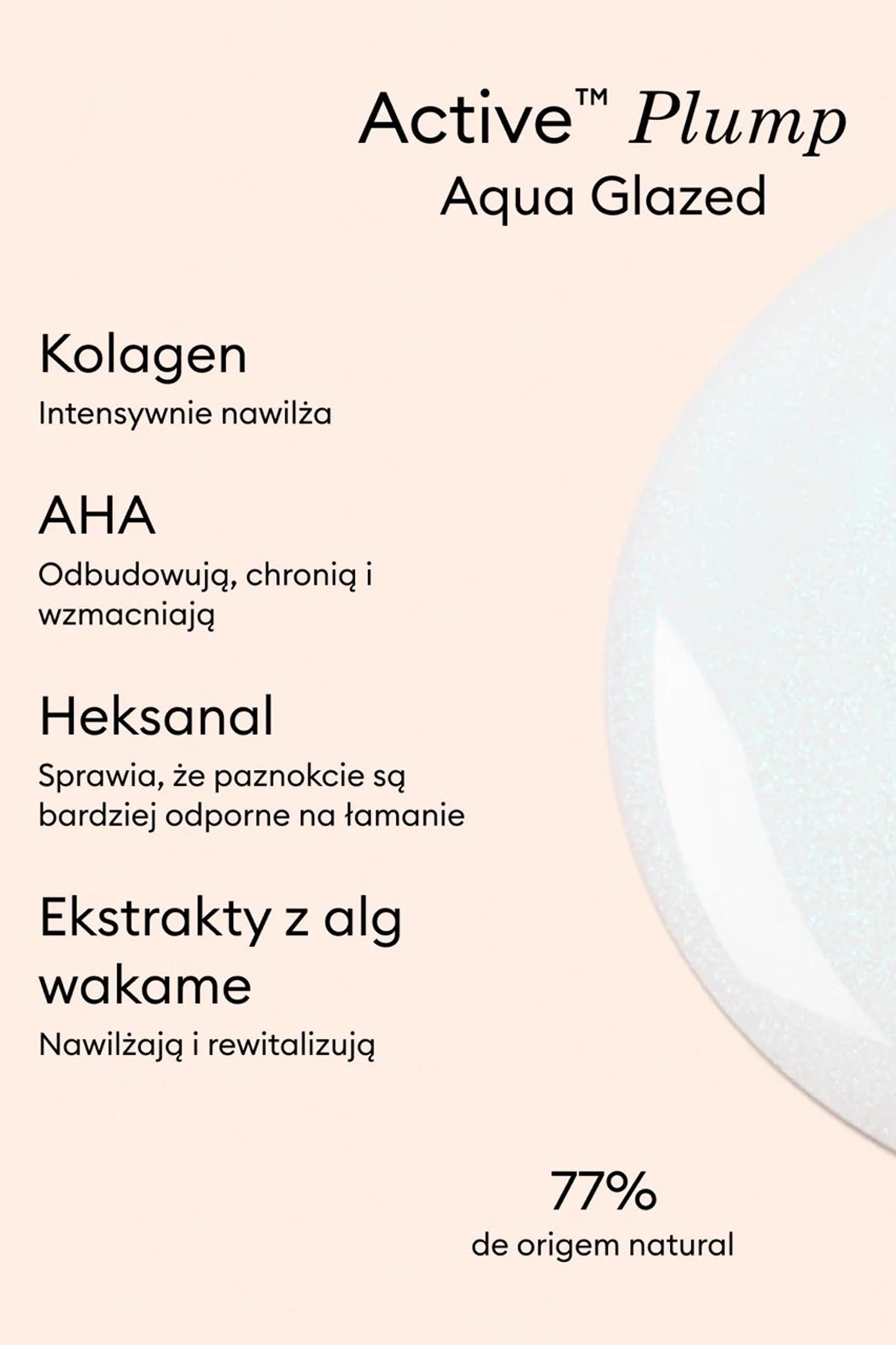 Pielęgnacyjny lakier do paznokci Active Plump