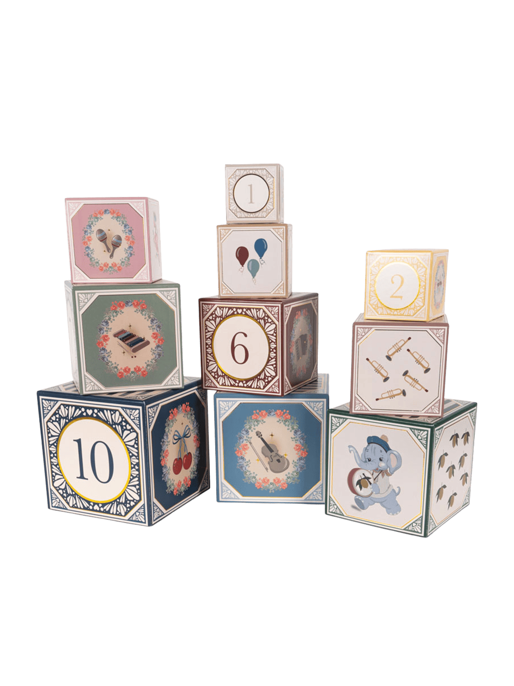 Klocki do układania Stacking Blocks Konges Slojd BÉBÉ Concept 