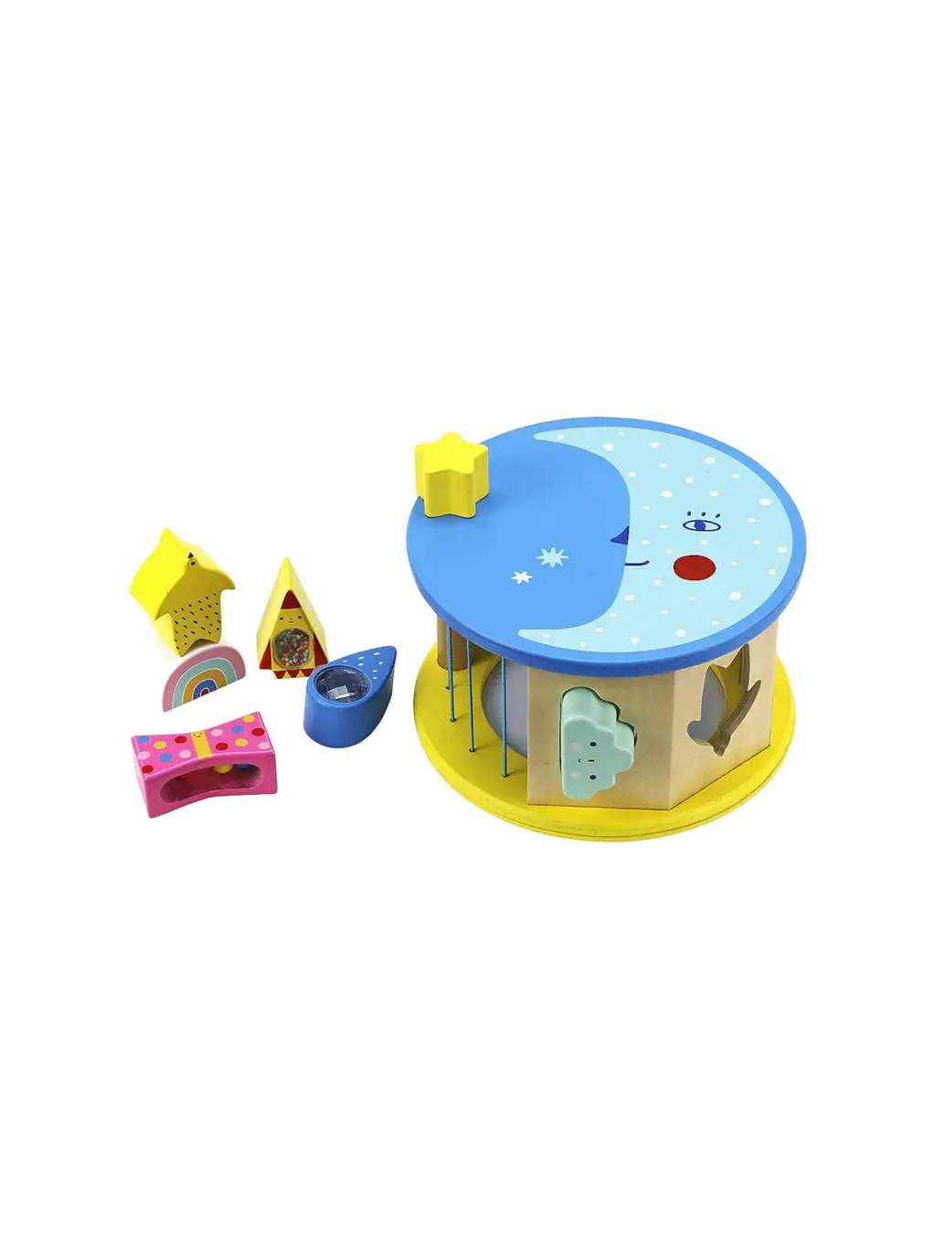 Sensoryczny sorter kształtów Dzień i Noc Vilac BEBE Concept 