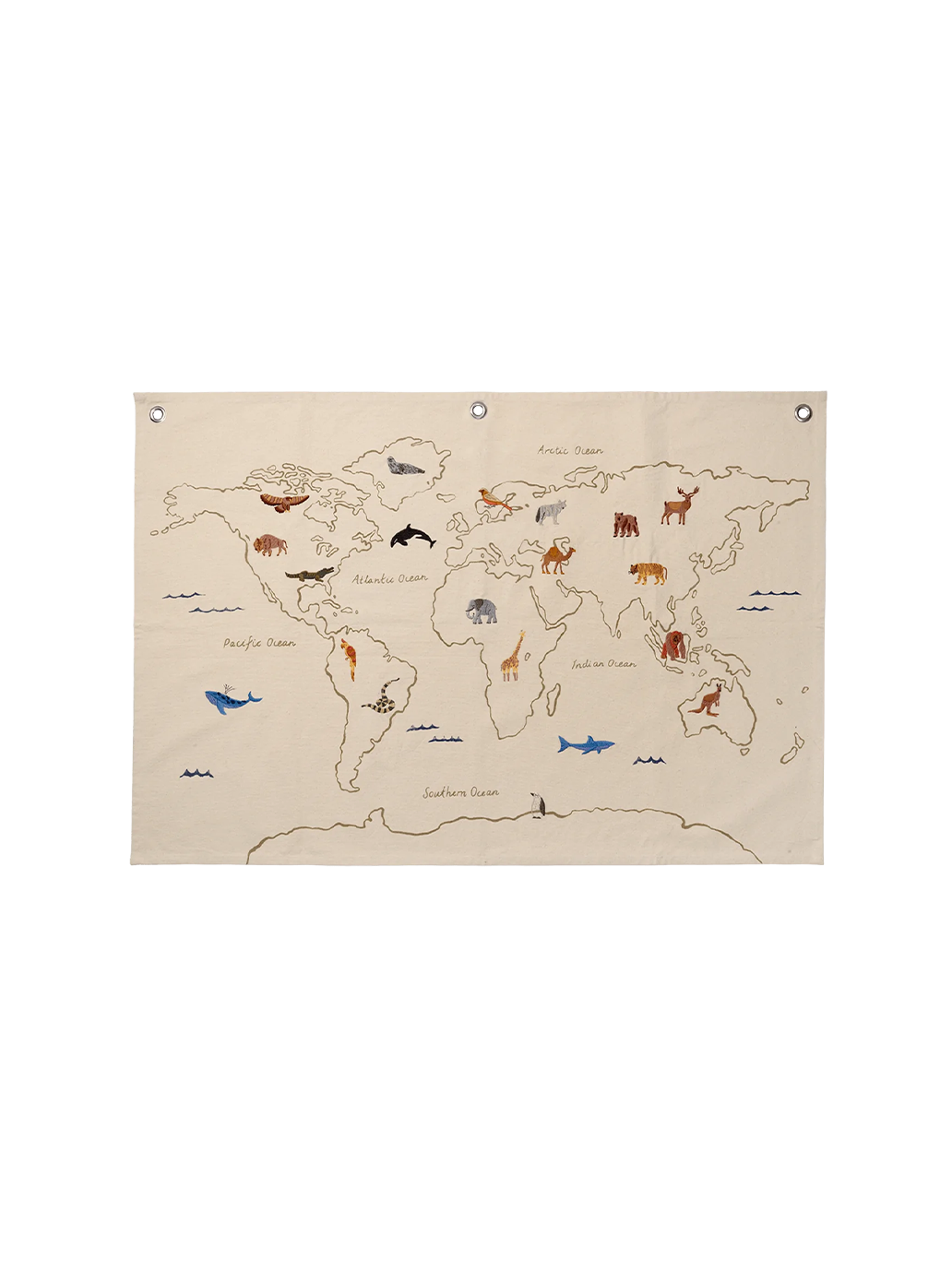 Materiałowa mapa świata