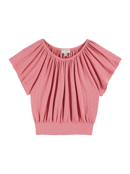 Damska koszulka Pointelle Emile et Ida BÉBÉ Concept 