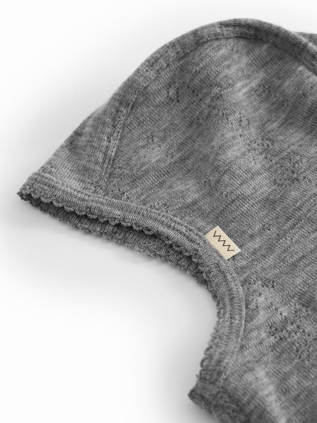 Kominiarka niemowlęca merino Balaclava Pointelle MarMar Copenhagen BÉBÉ Concept 