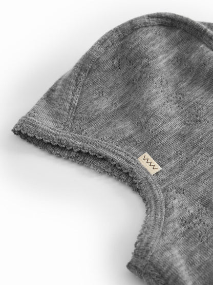 Kominiarka niemowlęca merino Balaclava Pointelle MarMar Copenhagen BÉBÉ Concept 