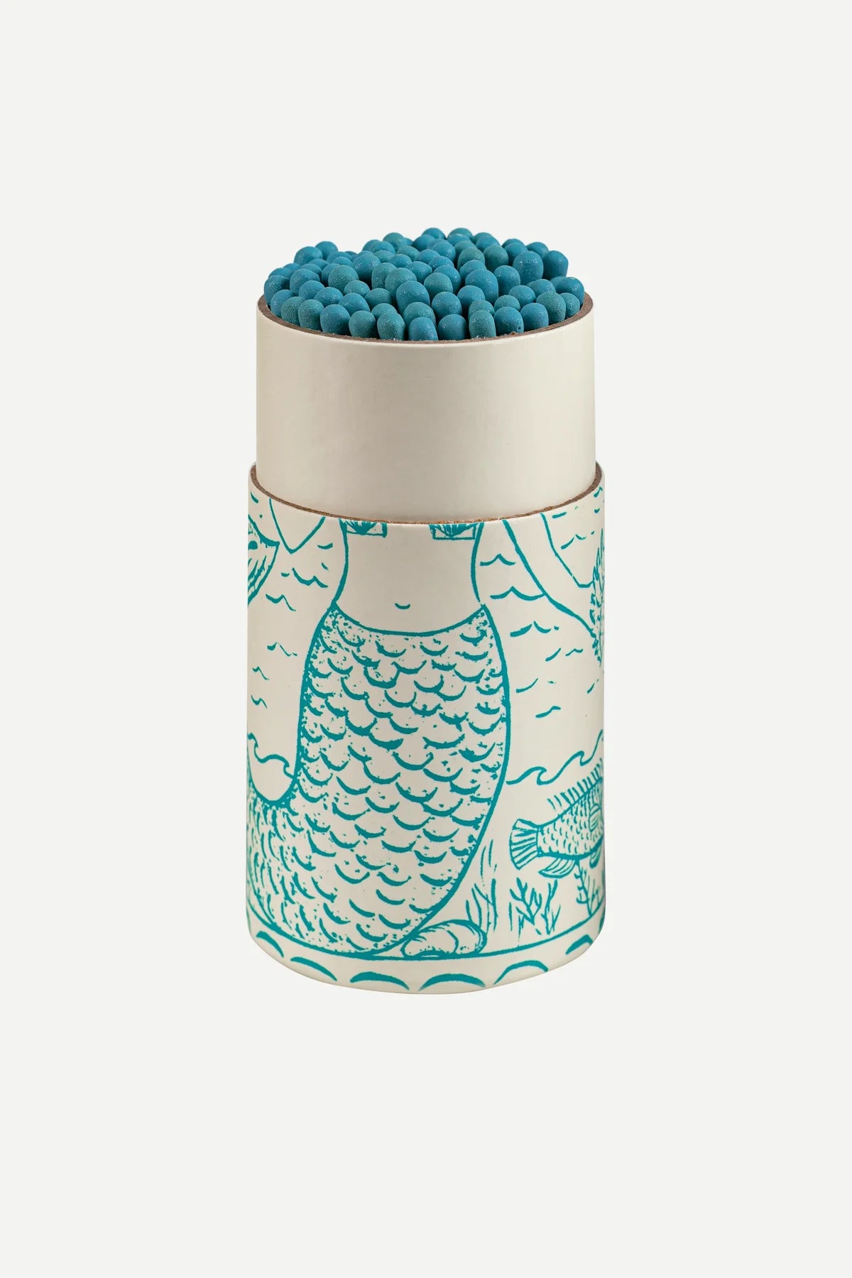 Zapałki w ozdobnym cylindrze Mermaid