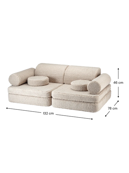 Kanapa modułowa dla dzieci Play Sofa Settee WigiWama BÉBÉ Concept 