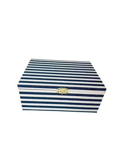 Obří šperkovnice NAVY STRIPE