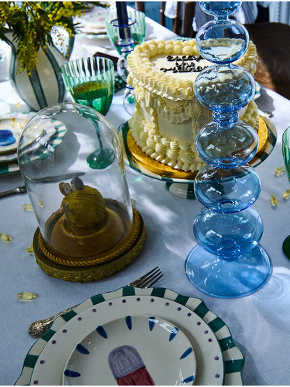 Szklany świecznik Anna + Nina BÉBÉ Concept 