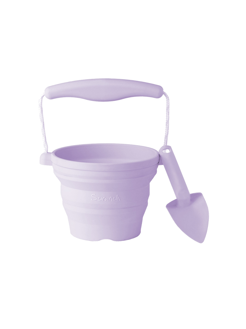 Silikonový mini kbelík se špachtlí