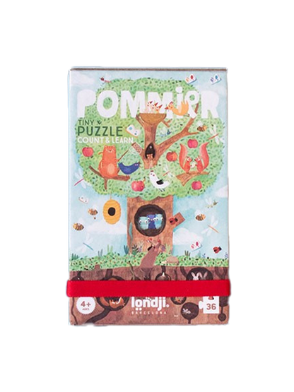 Puzzle kieszonkowe z grą obserwacyjną Jabłonka Londji BÉBÉ Concept 