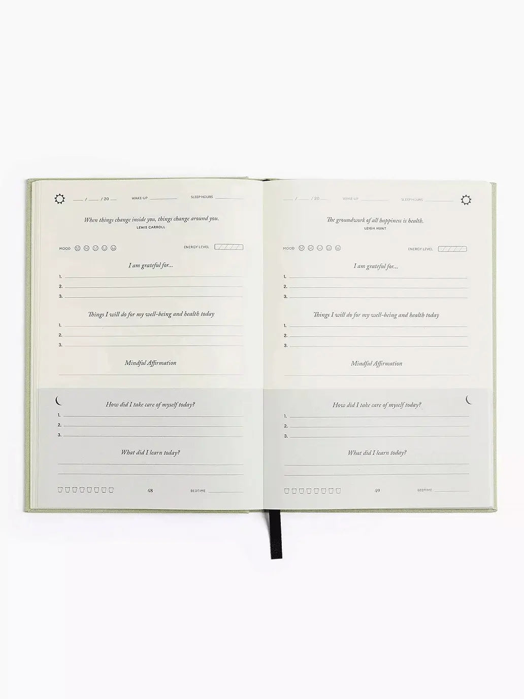 Notatnik The Five Minute Journal Fit Edition Intelligent Change BEBE Concept 