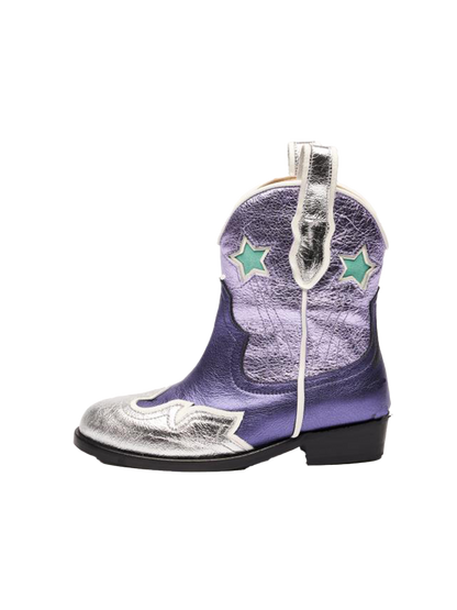 Kowbojki dziecięce Litchy LITCHY METALLIC PURPLE – BÉBÉ Concept Kowbojki dziecięce Litchy LITCHY METALLIC PURPLE – BÉBÉ Concept