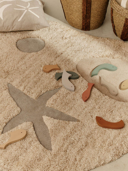 Drewniane puzzle Shoal Ferm Living BÉBÉ Concept 