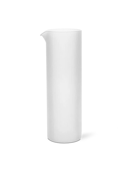 Szklana karafka Ripple Water Jug Ferm Living BEBE Concept 