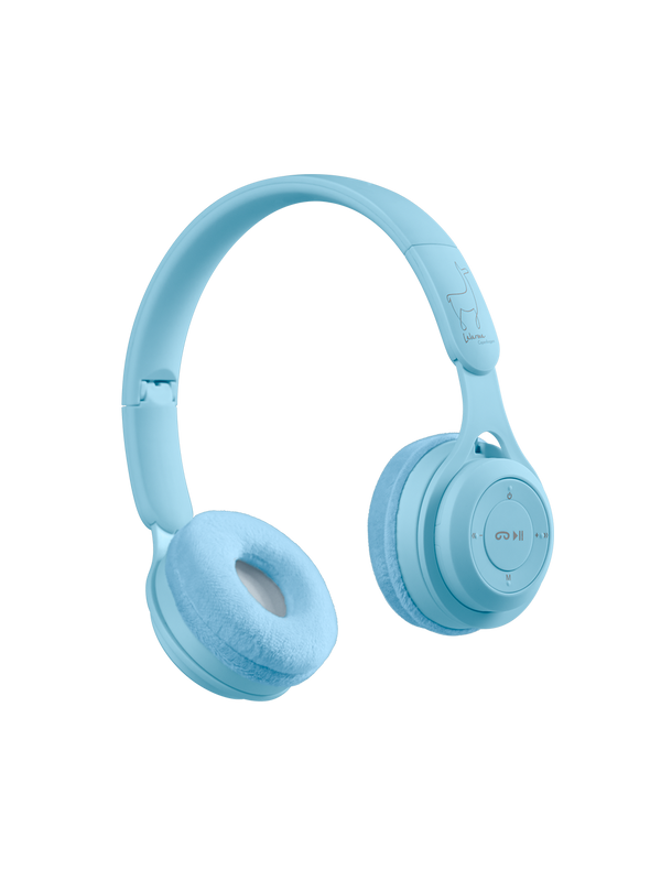 Bezprzewodowe słuchawki dla dzieci sky blue