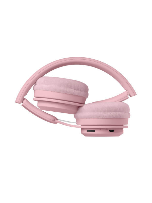 Bezprzewodowe słuchawki dla dzieci cottoncandy pink