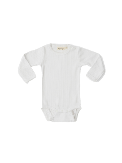 Body z tkaniny pointelle rosnące z dzieckiem Aron That&#39;s Mine BÉBÉ Concept