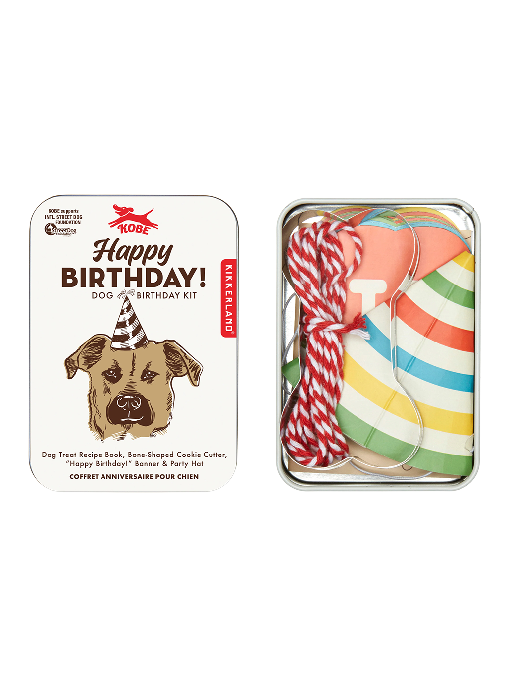 Zestaw dla psa Kobe Dog Birthday Set Kikkerland BÉBÉ Concept 