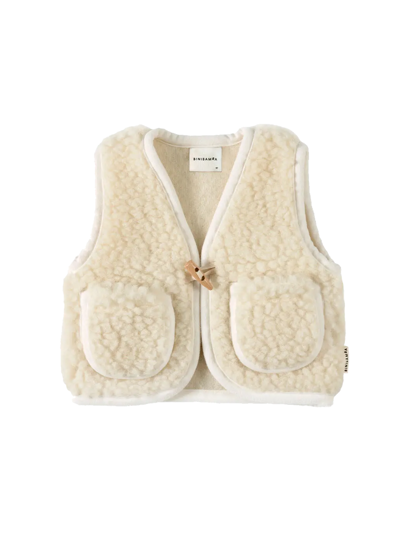 kamizelka z wełny merino BINIBAMBA BÉBÉ Concept