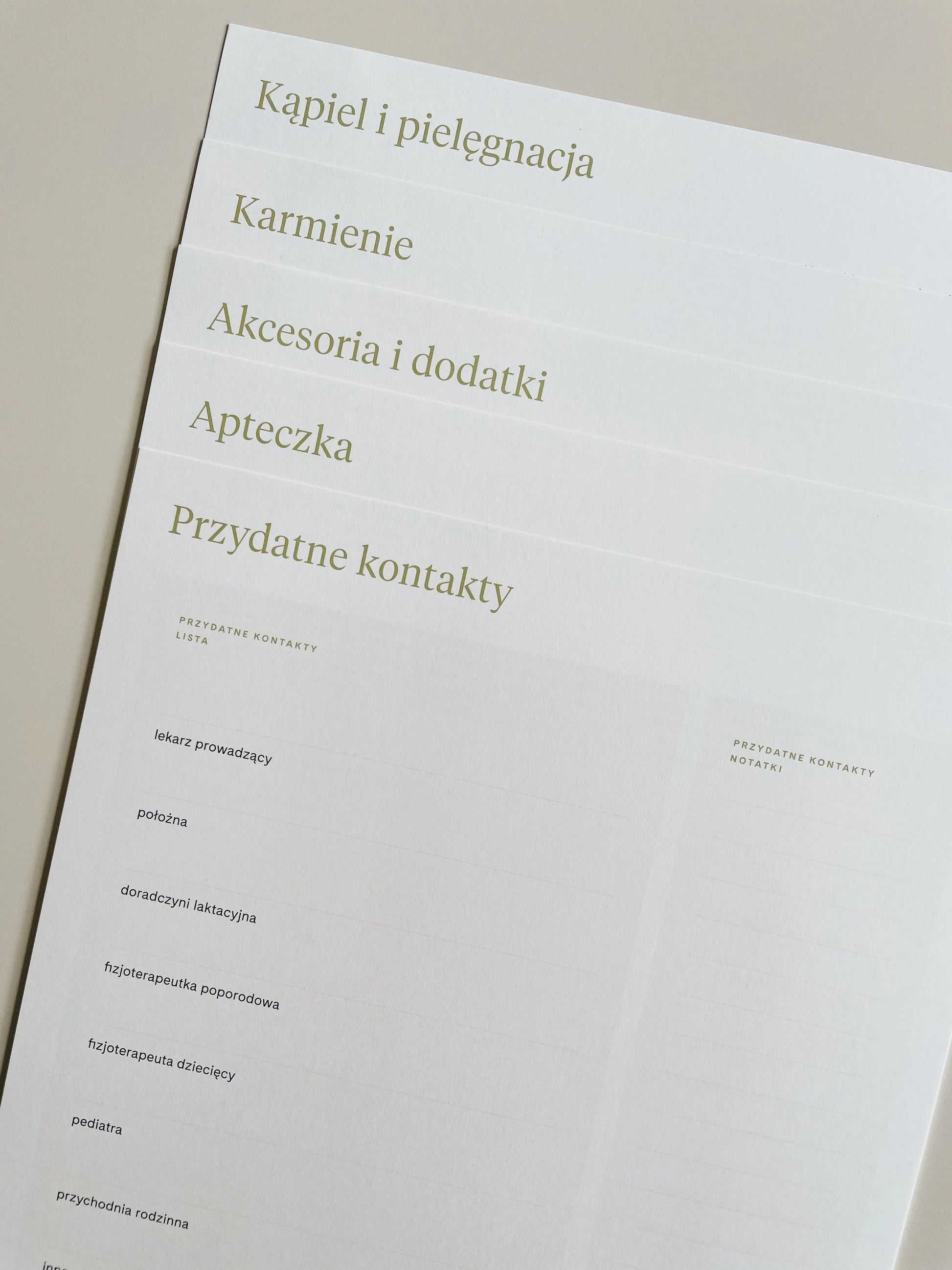 Kompendium Wyprawkowe z teczką bébé concept BÉBÉ Concept