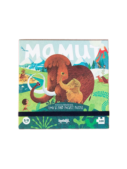 Puzzle kieszonkowe z grą obserwacyjną Mamut Londji BÉBÉ Concept 