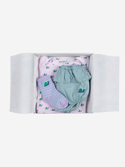 Zestaw prezentowy Funny Snail gift set Bobo Choses BÉBÉ Concept 
