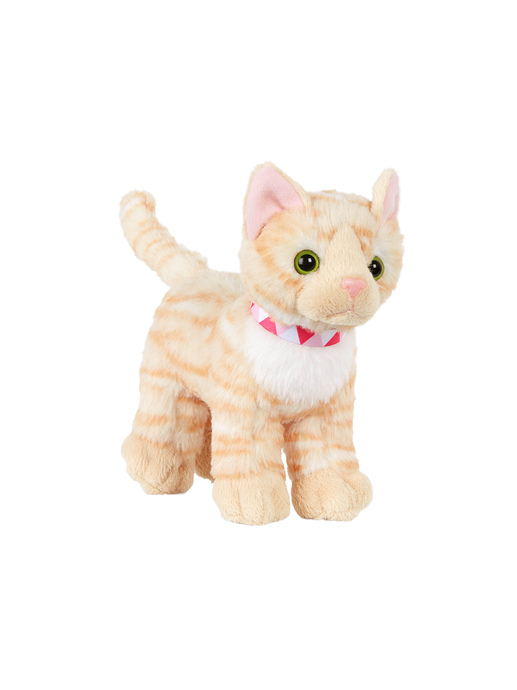 Zabawkowy kociak ze smyczą american shorthair kitten