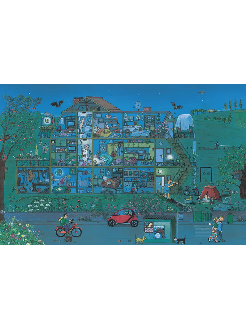 Noc na ulicy Czereśniowej Wydawnictwo Dwie Siostry BÉBÉ Concept