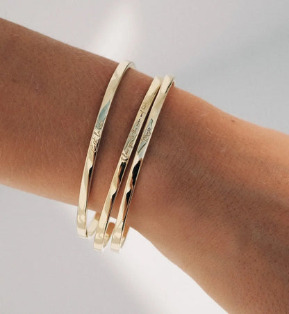 Pozłacana bransoletka C'est La Vie Bangle Anna + Nina BEBE Concept 