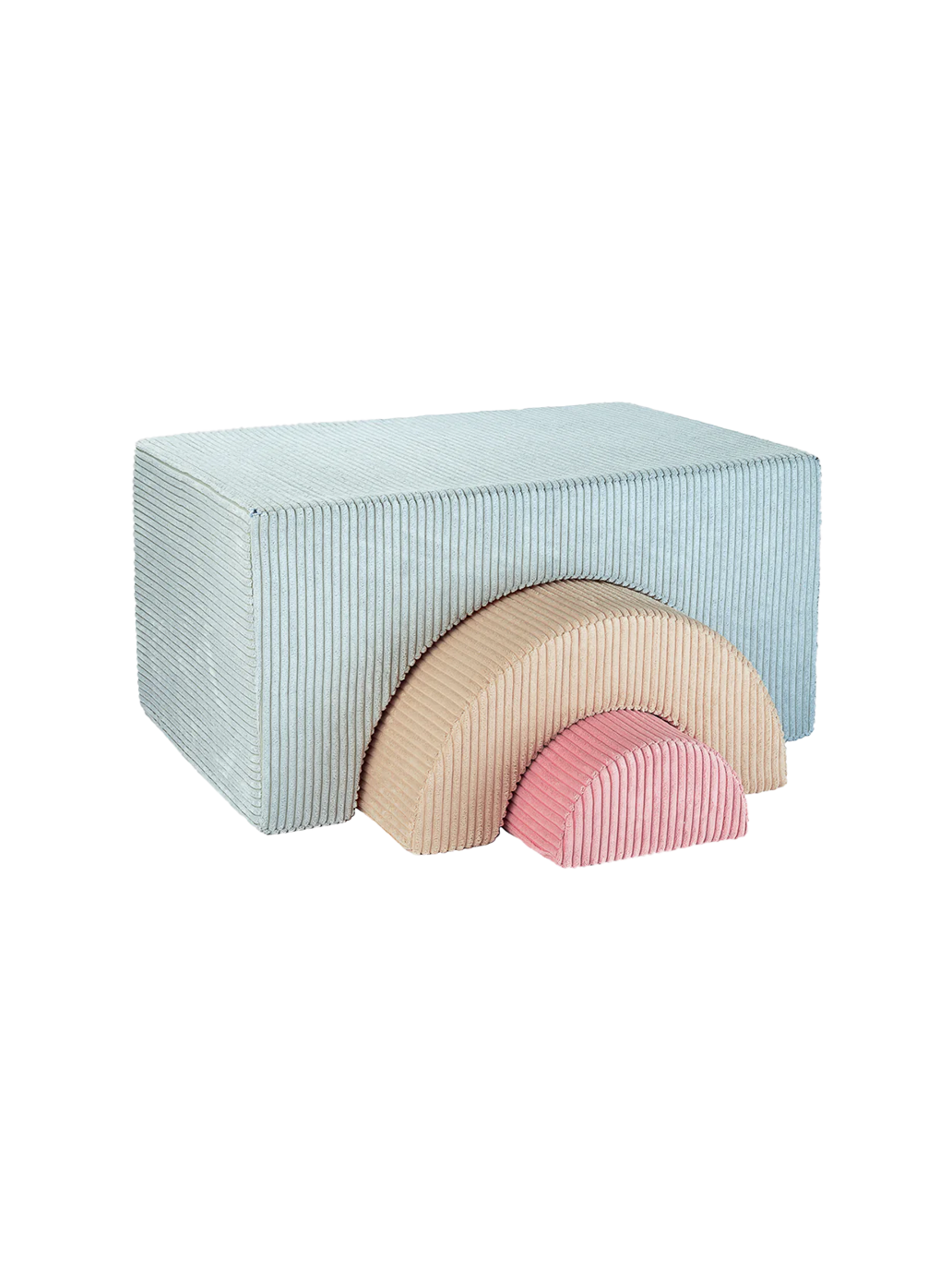 Miękkie klocki Rainbow playset WigiWama BÉBÉ Concept 