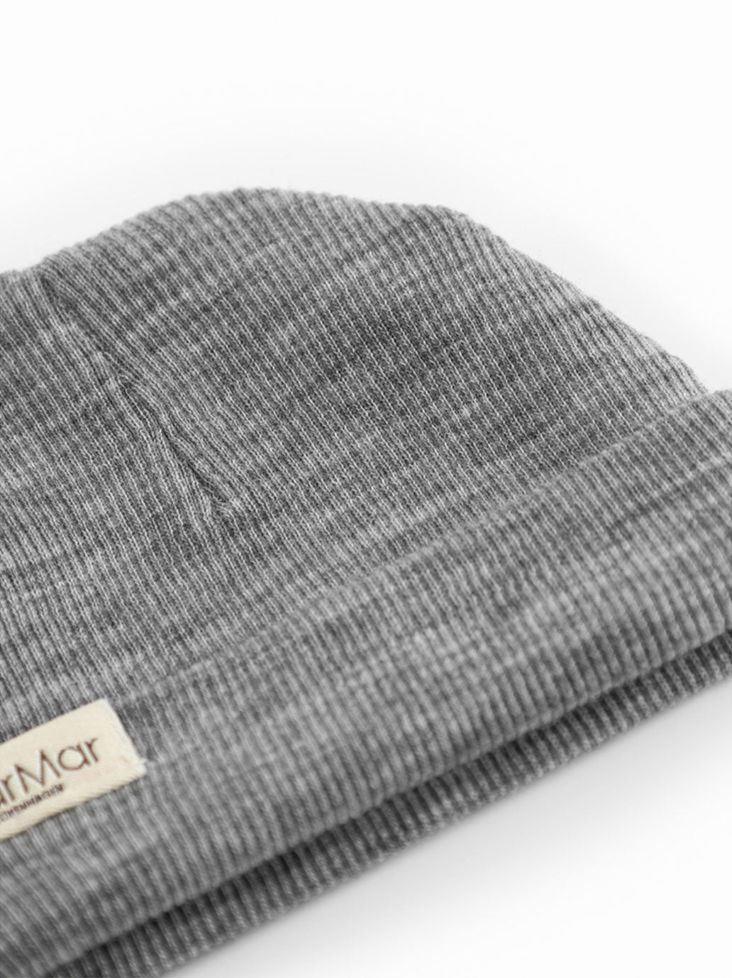 Czapeczka niemowlęca z merino Aiko Rib MarMar Copenhagen BÉBÉ Concept 